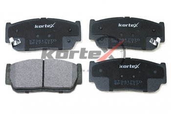 869 р. Колодки тормозные задние (4шт.) KORTEX SSANGYONG Kyron дорестайлинг (2005-2007)  с доставкой в г. Воронеж. Увеличить фотографию 4