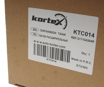 3 699 р. Бачок расширительный RENAULT Logan,Duster KORTEX KORTEX ktc014  с доставкой в г. Воронеж. Увеличить фотографию 3