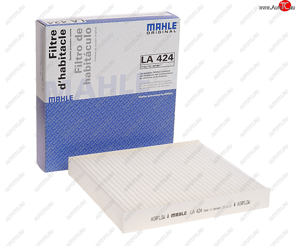 949 р. Фильтр воздушный салона MITSUBISHI Lancer 10 (09-) MAHLE MAHLE la424  с доставкой в г. Воронеж