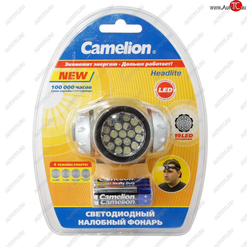 859 р. Фонарь налобный CAMELION CAMELION led5313-19f4  с доставкой в г. Воронеж