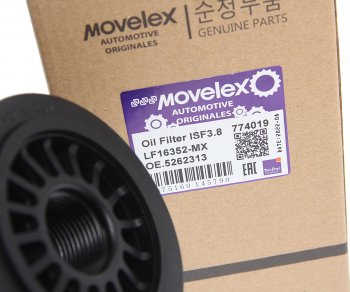 939 р. Фильтр масляный ГАЗ-3309,3310 (дв.CUMMINS) MOVELEX MOVELEX lf16352-mx  с доставкой в г. Воронеж. Увеличить фотографию 3