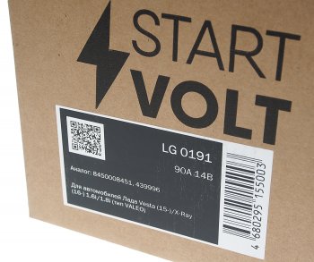 15 999 р. Генератор ЛАДА Vesta,X-Ray (1.6) (1.8) 14В 90А тип VALEO STARTVOLT STARTVOLT lg 0191  с доставкой в г. Воронеж. Увеличить фотографию 4