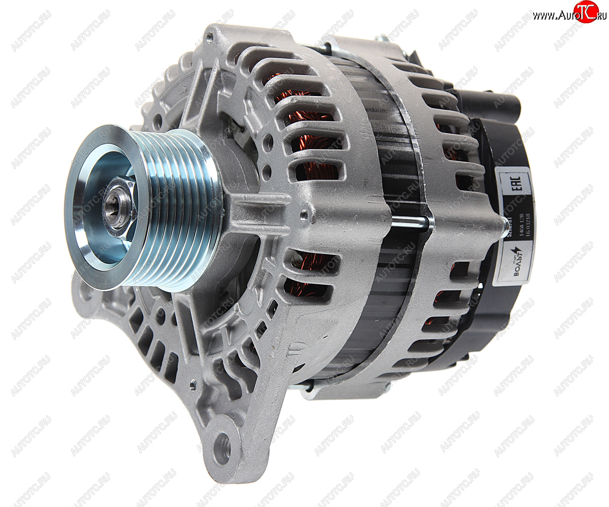 12 299 р. Генератор ГАЗ-3302 дв.CUMMINS ISF 2.8 14В 120А (контакт-фишка) STARTVOLT STARTVOLT lg 03218  с доставкой в г. Воронеж