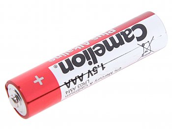 70 р. Батарейка AAA LR03 1.5V блистер 2шт. (цена за 1шт.) Alkaline Plus CAMELION CAMELION lr03-bp2  с доставкой в г. Воронеж. Увеличить фотографию 2