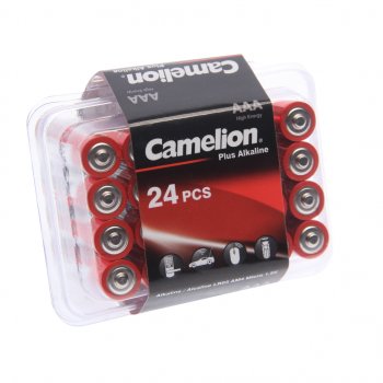 47 р. Батарейка AAA LR03 1.5V блистер 24шт. (цена за 1шт.) Alkaline Plus CAMELION CAMELION lr03-pb24  с доставкой в г. Воронеж. Увеличить фотографию 2