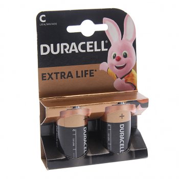 399 р. Батарейка C LR14 1.5V блистер 2шт. (цена за 1шт.) Alkaline Basic DURACELL DURACELL lr14-2bl  с доставкой в г. Воронеж. Увеличить фотографию 2