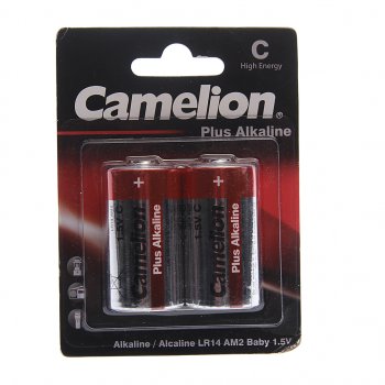 191 р. Батарейка C LR14 1.5V блистер 2шт. (цена за 1шт.) Alkaline Plus CAMELION CAMELION lr14-bp2  с доставкой в г. Воронеж. Увеличить фотографию 3