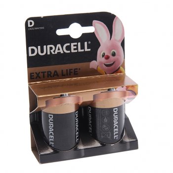 539 р. Батарейка D LR20 1.5V блистер 2шт. (цена за 1шт.) Alkaline Basic DURACELL DURACELL lr20-2bl  с доставкой в г. Воронеж. Увеличить фотографию 3