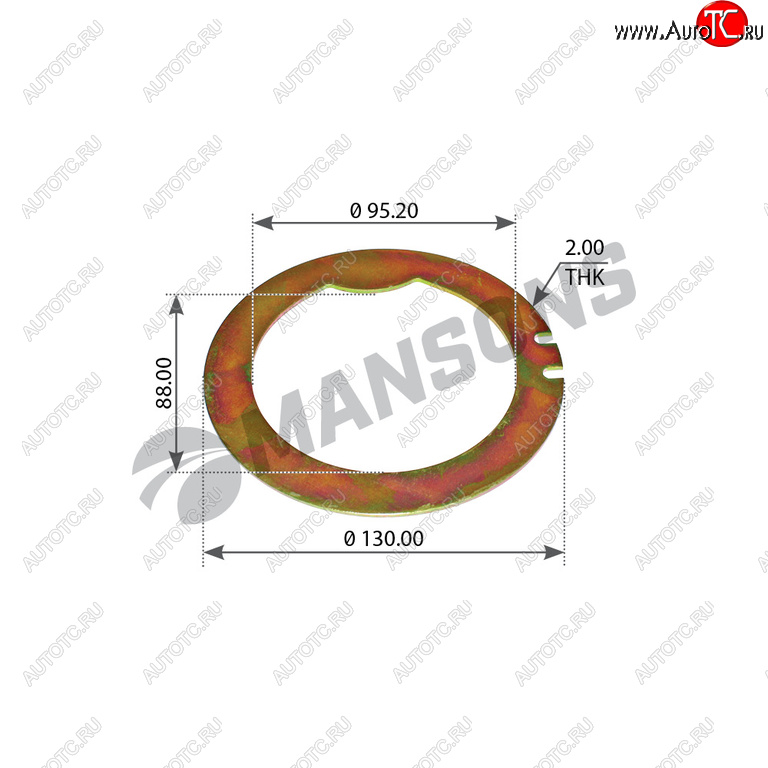 92 р. Шайба SCANIA P,G,R,T series балансира стопорная MANSONS MANSONS lw117  с доставкой в г. Воронеж