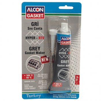 Герметик прокладка серый термостойкий 90мл ALCON ALCON m-3308 ALCON m-3308