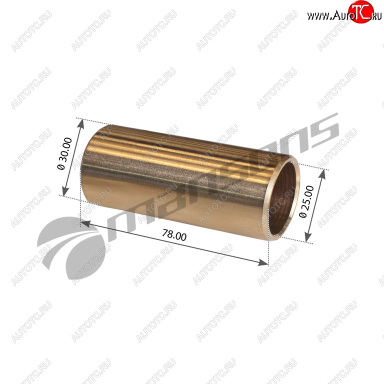399 р. Втулка MAN M90 рессоры передней (25х30х78) MANSONS MANSONS m78-3025  с доставкой в г. Воронеж