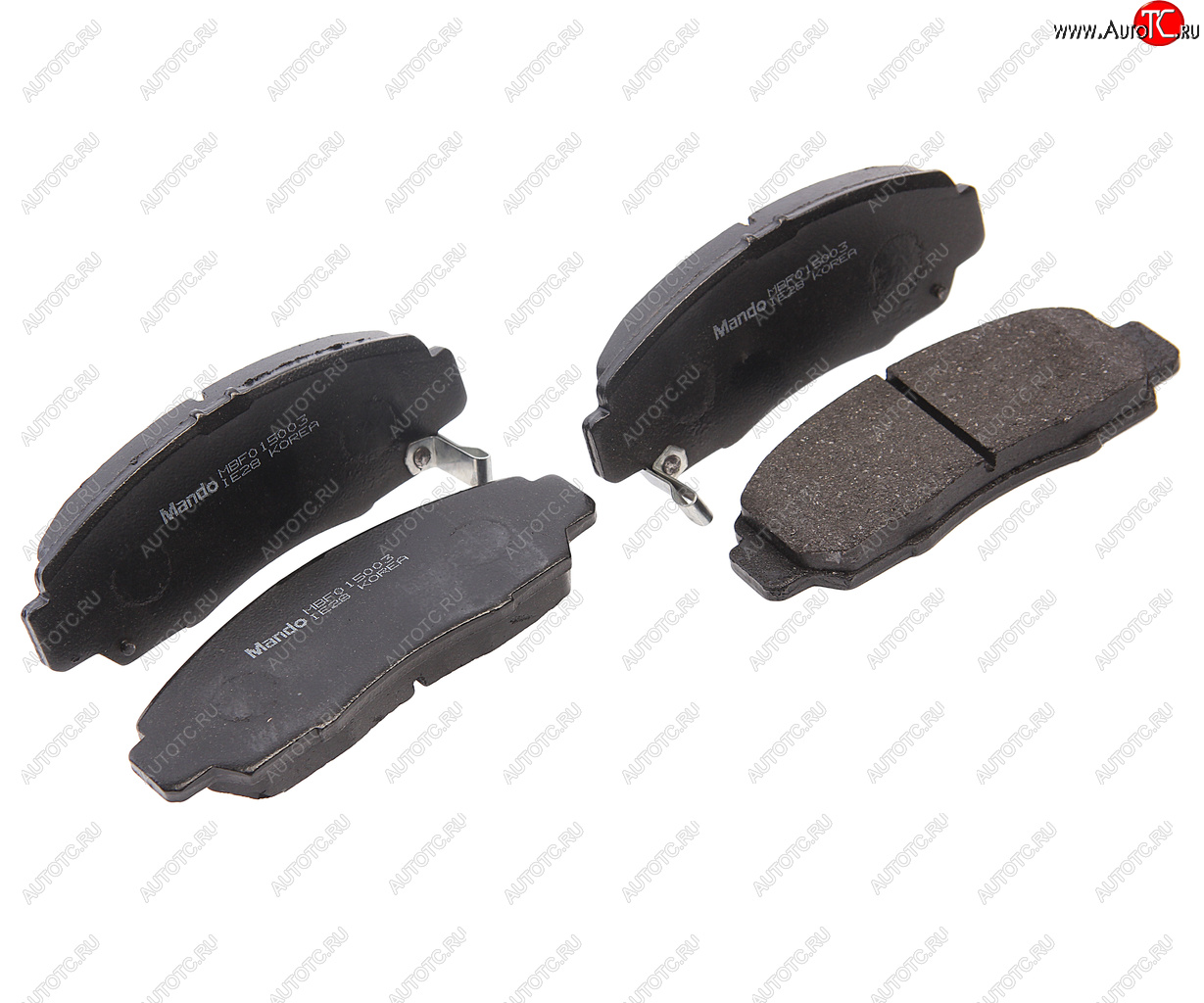1 569 р. Колодки тормозные передние (4шт.) MANDO Honda Civic FK,FN хэтчбэк 5 дв. дорестайлинг (2005-2008)  с доставкой в г. Воронеж