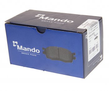 1 669 р. Колодки тормозные задние (4шт.) MANDO BMW 5 серия E60 седан дорестайлинг (2003-2007)  с доставкой в г. Воронеж. Увеличить фотографию 2