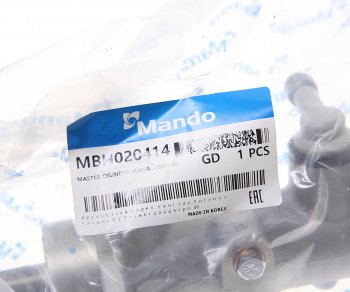 10 349 р. Цилиндр тормозной главный HYUNDAI HD35 (14-) MANDO MANDO mbh020414  с доставкой в г. Воронеж. Увеличить фотографию 3