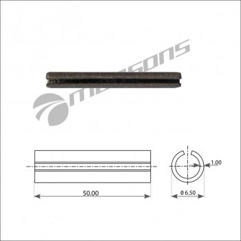 Штифт RENAULT крепления пальца тормозной колодки (6x50) MANSONS MANSONS mbp2003