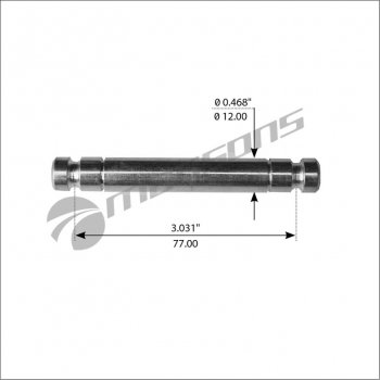 Штифт MAN MERCEDES колодок тормозных MANSONS MANSONS mbp3102