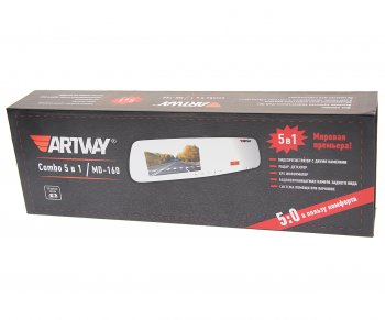 14 799 р. Видеорегистратор с радар-детектором в зеркале GPS ARTWAY ARTWAY md-160  с доставкой в г. Воронеж. Увеличить фотографию 5