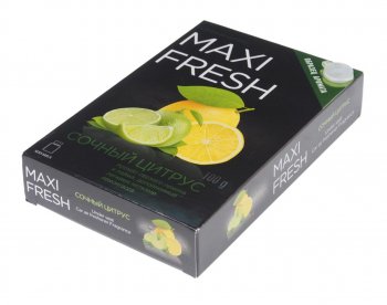Ароматизатор под сиденье гелевый (сочный цитрус) 100г NATURAL SCENT MAXI FRESH mf-112