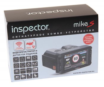 18 399 р. Видеорегистратор с радар-детектором GPS INSPECTOR INSPECTOR mike s  с доставкой в г. Воронеж. Увеличить фотографию 3