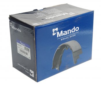 449 р. Колодки тормозные задние барабанные (4шт.) MANDO Daewoo Leganza (1997-2008)  с доставкой в г. Воронеж. Увеличить фотографию 3