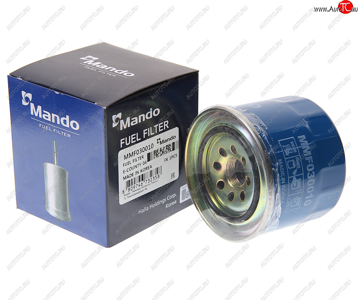 419 р. Фильтр топливный HYUNDAI HD65,72,County дв.D4AL ЕВРО-1 MANDO MANDO mmf030010  с доставкой в г. Воронеж