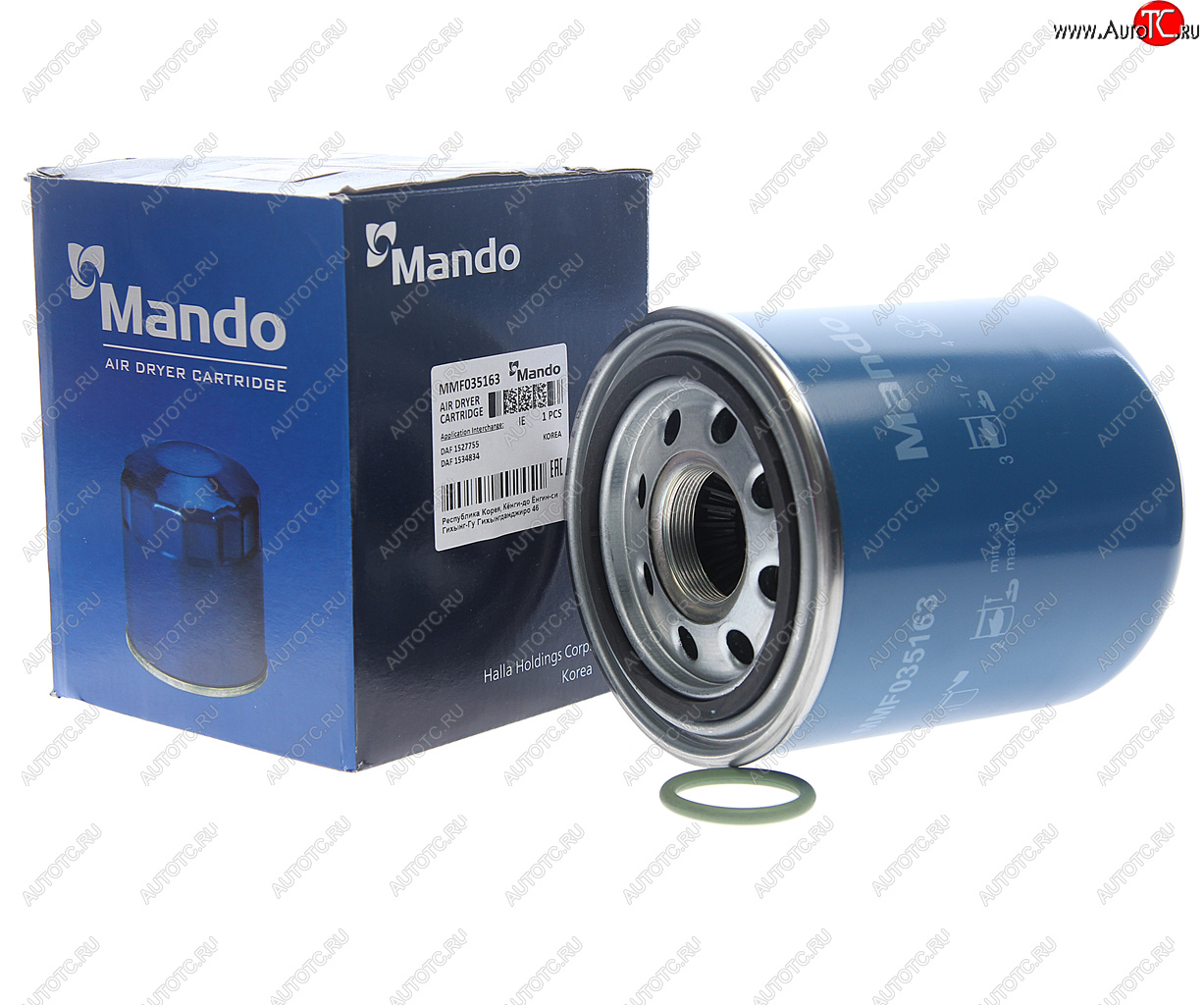 3 589 р. Фильтр-патрон DAF CF75,CF85 осушителя воздуха MANDO MANDO mmf035163  с доставкой в г. Воронеж