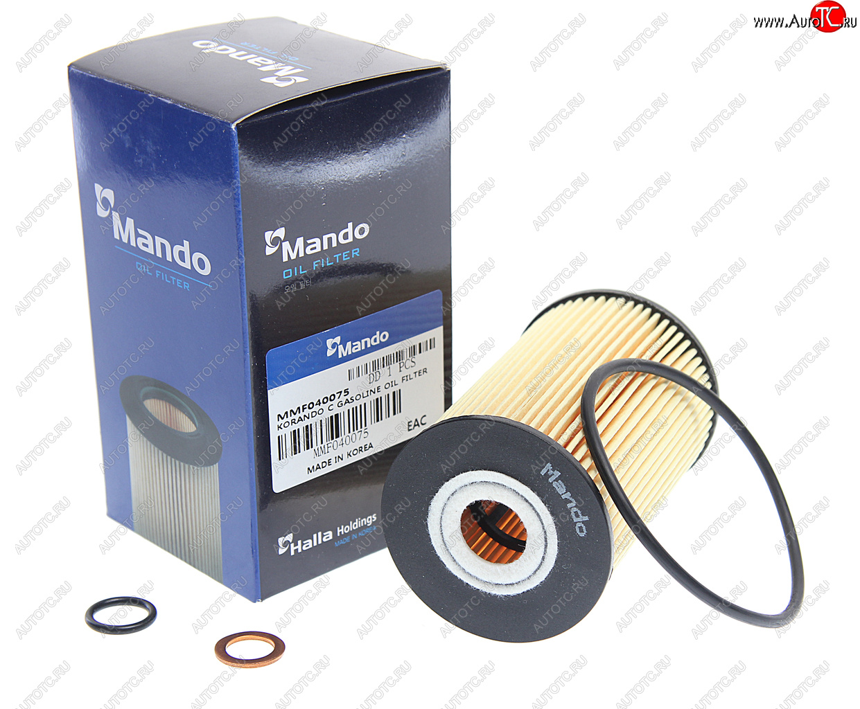 629 р. Фильтр масляный SSANGYONG Actyon (10-) (G20) MANDO MANDO mmf040075  с доставкой в г. Воронеж