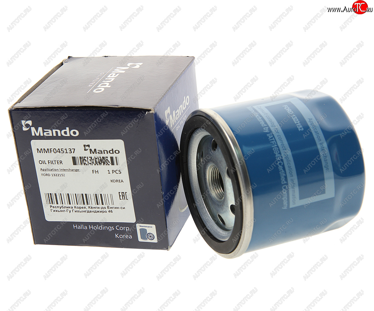 449 р. Фильтр масляный FORD Focus (98-04),Transit (-00) (D/TDI) MANDO MANDO mmf045137 MANDO mmf045137  с доставкой в г. Воронеж