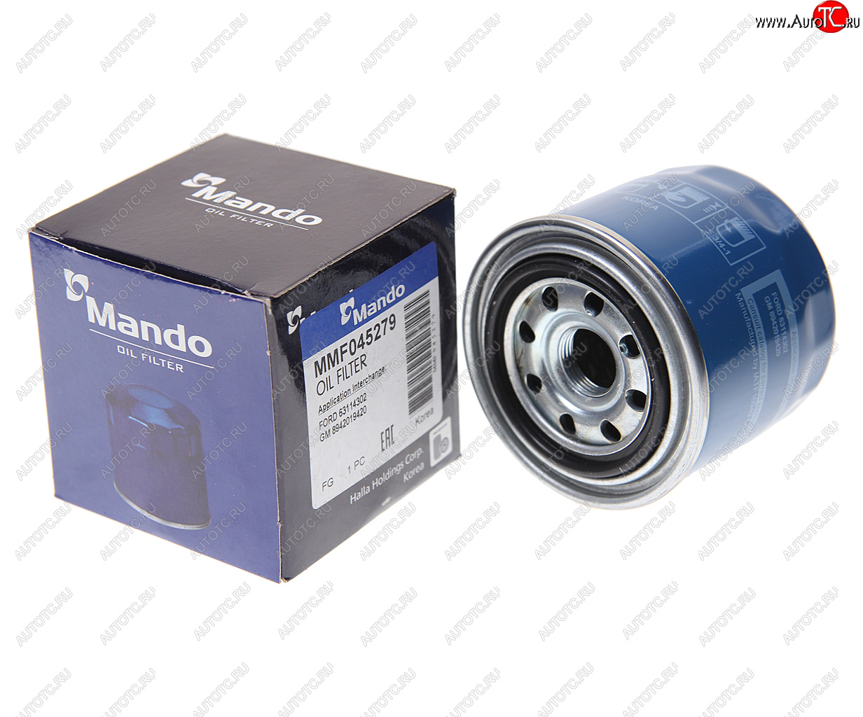 299 р. Фильтр масляный HYUNDAI Sonata,Accent,Lantra KIA Rio 3,Cerato MITSUBISHI Galant,Pajero (06-) MANDO MANDO mmf045279  с доставкой в г. Воронеж