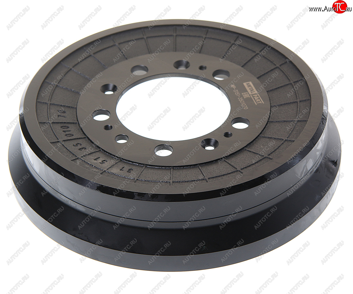 4 069 р. Барабан тормозной УАЗ-3151,3163 Патриот (балансированный) METALPART METALPART mp-3151-3501070  с доставкой в г. Воронеж