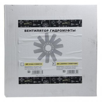 1 699 р. Вентилятор УАЗ-3163,315195 до 2008г.в. 11 лопастей под вискомуфту METALPART METALPART mp-390994-1308010dc  с доставкой в г. Воронеж. Увеличить фотографию 3