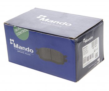 1 399 р. Колодки тормозные передние (4шт.) MANDO Mitsubishi Outlander CU (2003-2009)  с доставкой в г. Воронеж. Увеличить фотографию 3