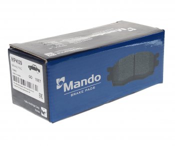 1 079 р. Колодки тормозные передние (4шт.) MANDO KIA Bongo 4 PU дорестайлинг (2004-2012)  с доставкой в г. Воронеж. Увеличить фотографию 2