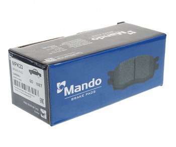1 439 р. Колодки тормозные передние без отверстий (4шт.) MANDO KIA Ceed 1 ED дорестайлинг, хэтчбэк 5 дв. (2006-2010)  с доставкой в г. Воронеж. Увеличить фотографию 2