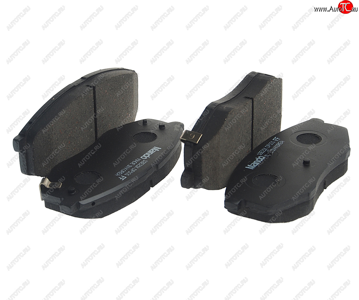 2 799 р. Колодки тормозные передние R15 (4шт.) MANDO Hyundai Sonata LF рестайлинг (2017-2019)  с доставкой в г. Воронеж