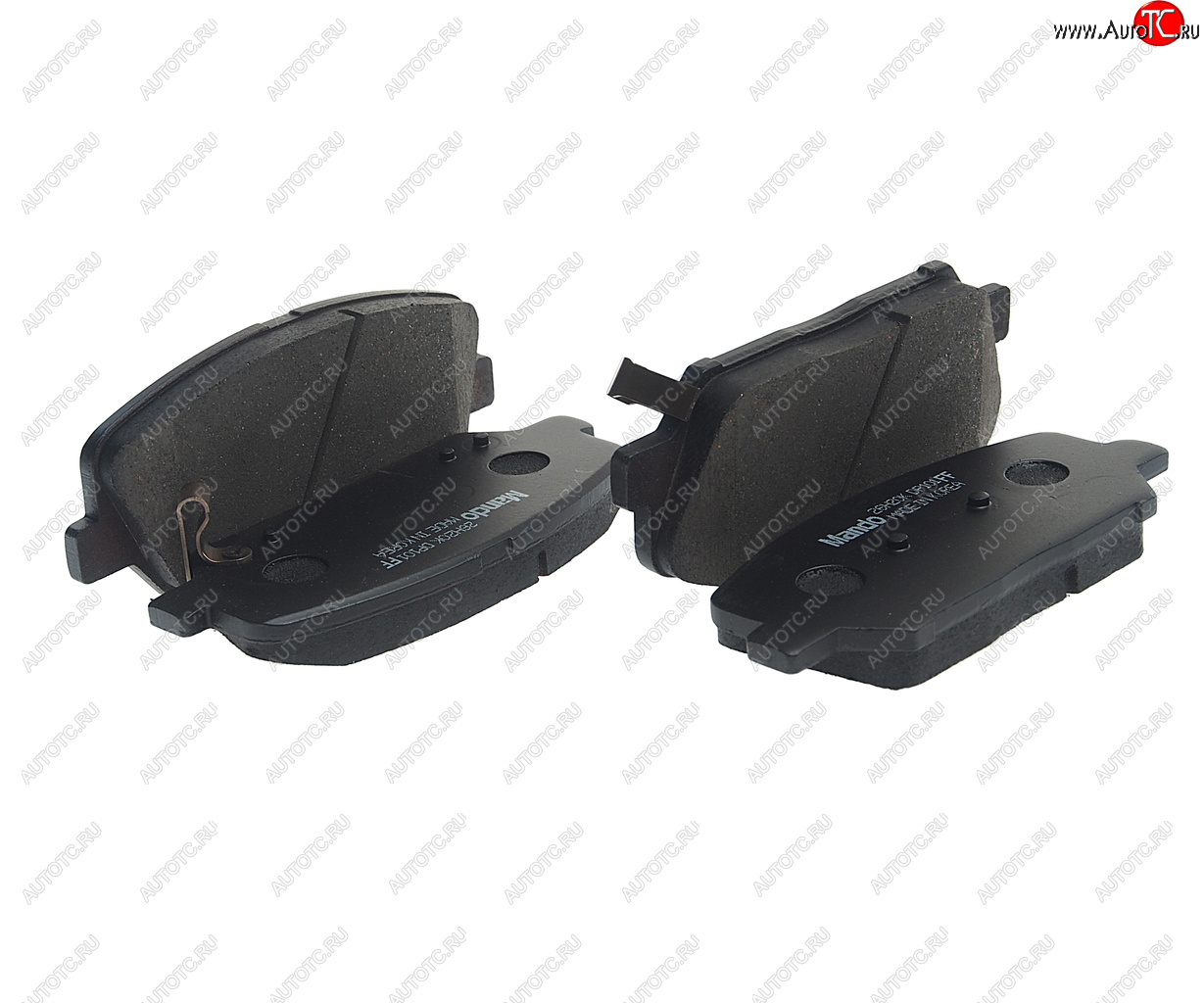679 р. Колодки тормозные передние R16 (4шт.) MANDO KIA Rio 3 QB дорестайлинг седан (2011-2015)  с доставкой в г. Воронеж
