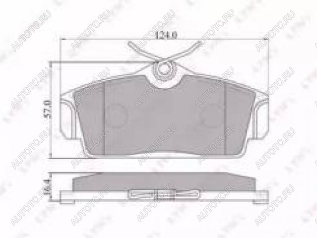 1 559 р. Колодки тормозные передние с АБС (4шт.) MANDO Nissan Almera N16 седан дорестайлинг (2000-2003)  с доставкой в г. Воронеж