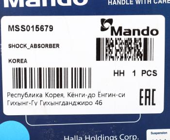 3 599 р. Амортизатор HONDA Accord (92-96) передний правый газовый MANDO MANDO mss015679 MANDO mss015679  с доставкой в г. Воронеж. Увеличить фотографию 3