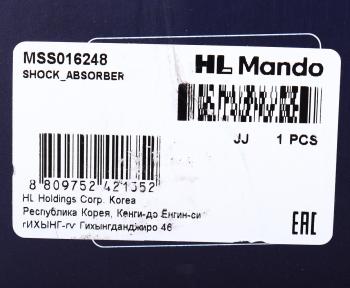 11 549 р. Амортизатор HONDA CR-V (05-) передний левый газовый MANDO MANDO mss016248 MANDO mss016248  с доставкой в г. Воронеж. Увеличить фотографию 3