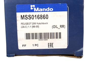 2 279 р. Амортизатор PEUGEOT 206 (99-) задний левыйправый газовый MANDO MANDO mss016860  с доставкой в г. Воронеж. Увеличить фотографию 3