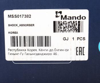 3 589 р. Амортизатор HONDA Jazz (02-08) передний левый газовый MANDO MANDO mss017382 MANDO mss017382  с доставкой в г. Воронеж. Увеличить фотографию 4