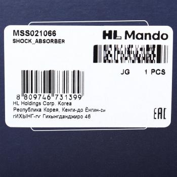 4 549 р. Амортизатор CITROEN Berlingo (96-) передний левый газовый MANDO MANDO mss021066 MANDO mss021066  с доставкой в г. Воронеж. Увеличить фотографию 4