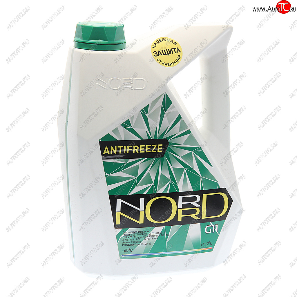 1 089 р. Антифриз зеленый -40C 5кг NORD NORD ng20362  с доставкой в г. Воронеж