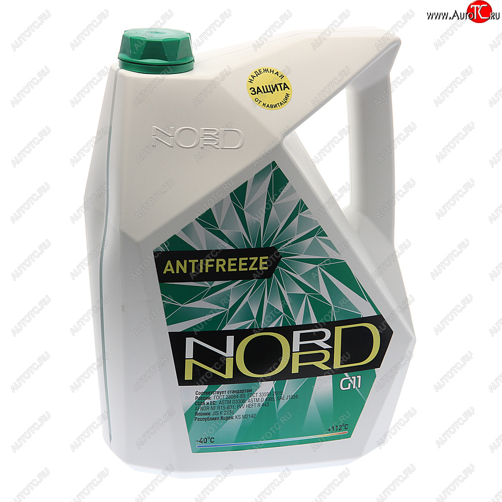 2 149 р. Антифриз зеленый -40C 10кг NORD NORD ng20492  с доставкой в г. Воронеж