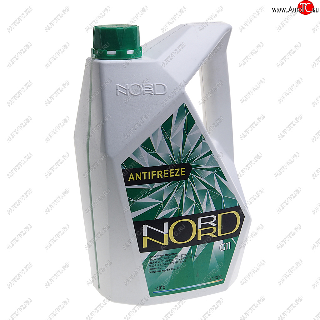 689 р. Антифриз зеленый -40C 3кг NORD NORD ng22267  с доставкой в г. Воронеж