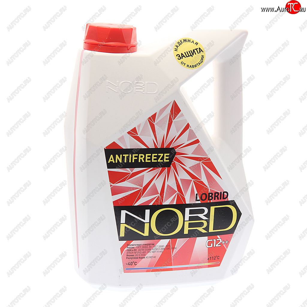 1 099 р. Антифриз красный -40C 5кг NORD NORD nr20249  с доставкой в г. Воронеж