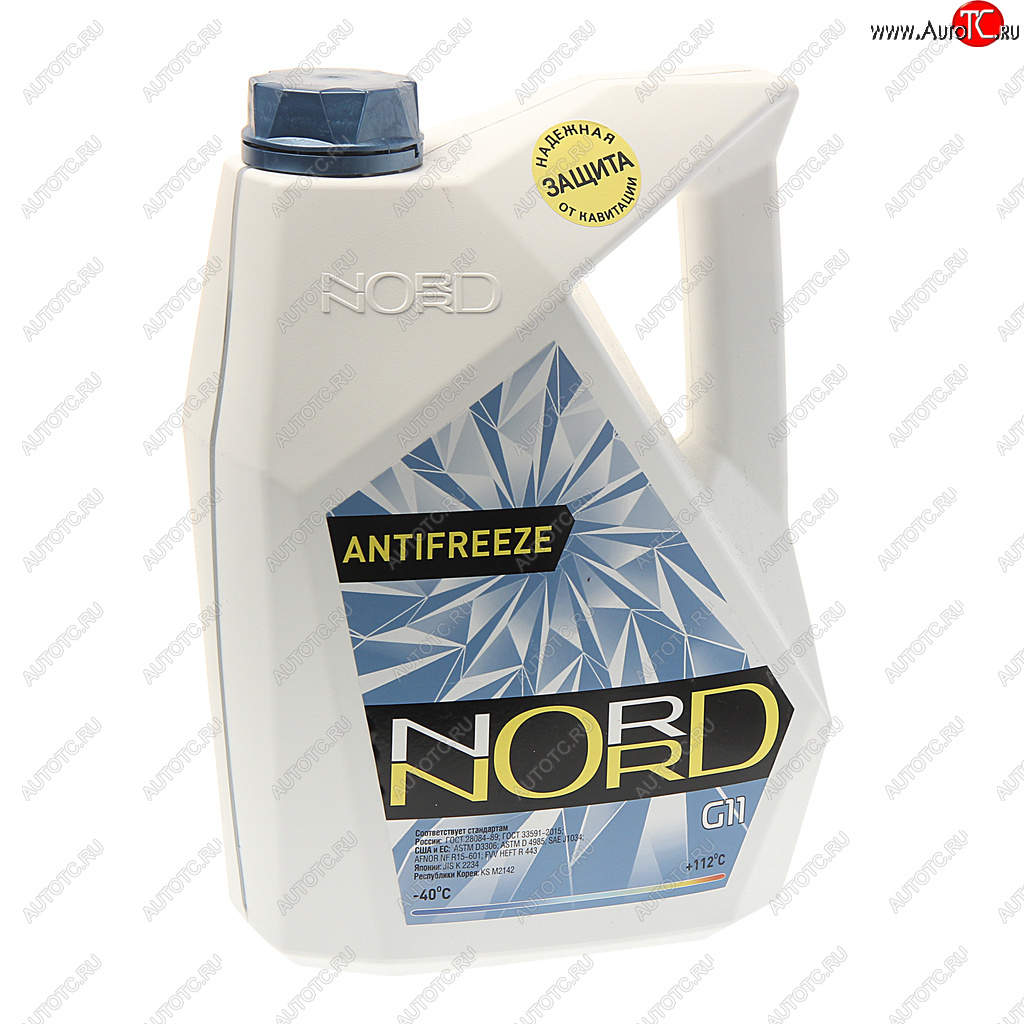 1 089 р. Антифриз синий -40C 5кг NORD NORD nsw20386  с доставкой в г. Воронеж