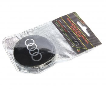270 р. Эмблема диска колесного AUDI чер. (6см) металл комплект 4шт. MASHINOKOM MASHINOKOM nzd6 009  с доставкой в г. Воронеж. Увеличить фотографию 2