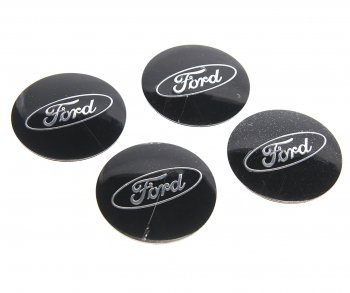 Эмблема диска колесного FORD чер. (6см) металл комплект 4шт. MASHINOKOM MASHINOKOM nzd6 025
