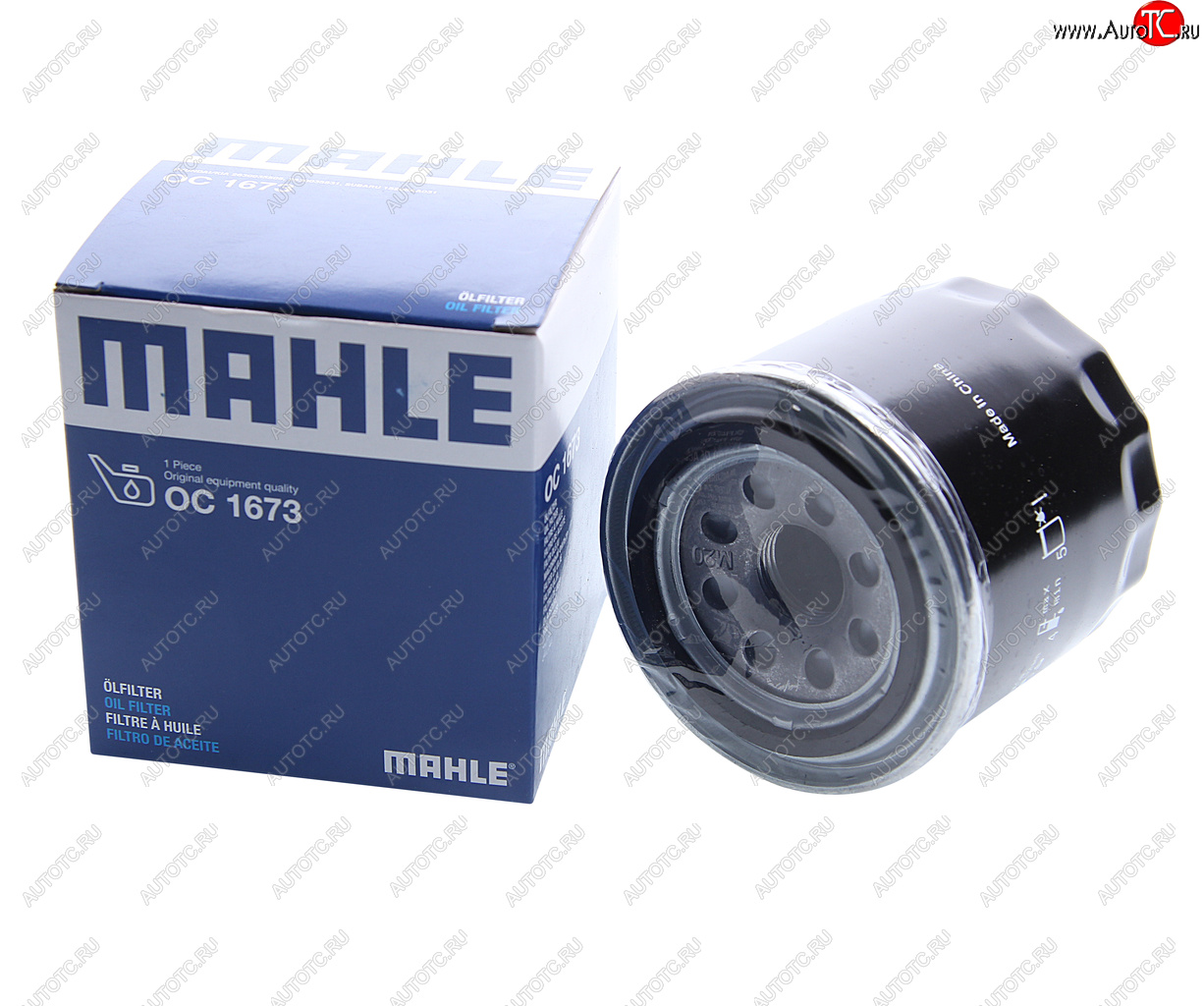699 р. Фильтр масляный HYUNDAI i40,ix35,i20 KIA Rio (11-) MAHLE MAHLE oc1673  с доставкой в г. Воронеж